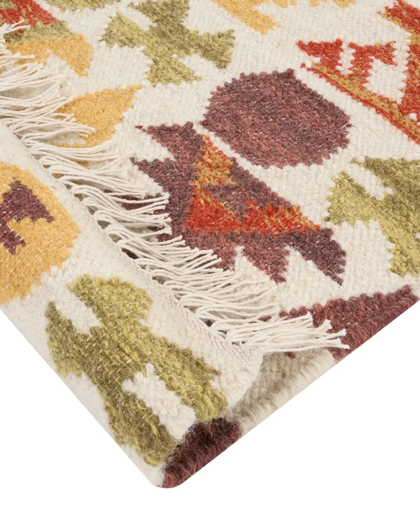 Tappeto VOSKETAP Multicolore 160 x 230 cm Lana Kilim