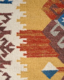 Tappeto VOSKETAP Multicolore 160 x 230 cm Lana Kilim