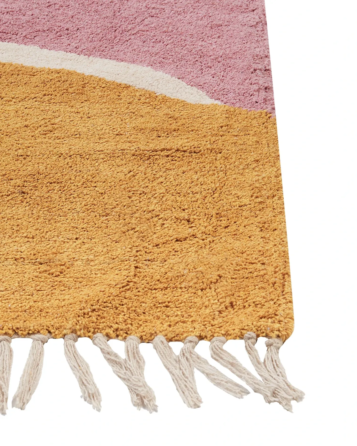 Tappeto XINALI Rosa 140 x 200 cm Cotone
