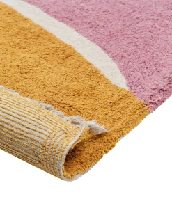 Tappeto XINALI Rosa 140 x 200 cm Cotone