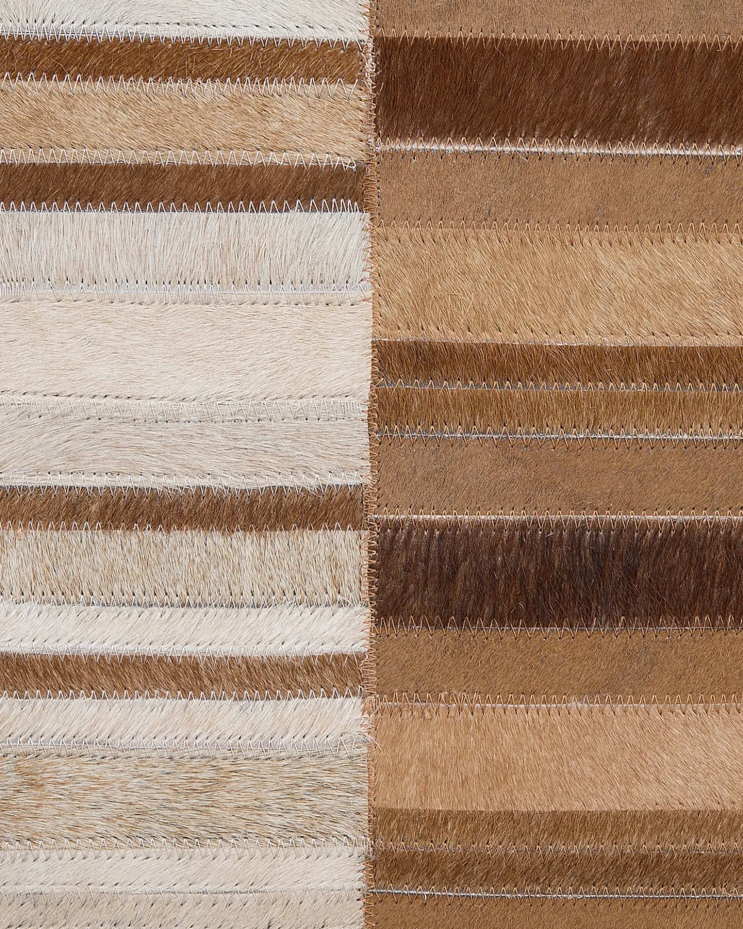 Tappeto YAGDA Beige 140 x 200 cm Pelle naturale
