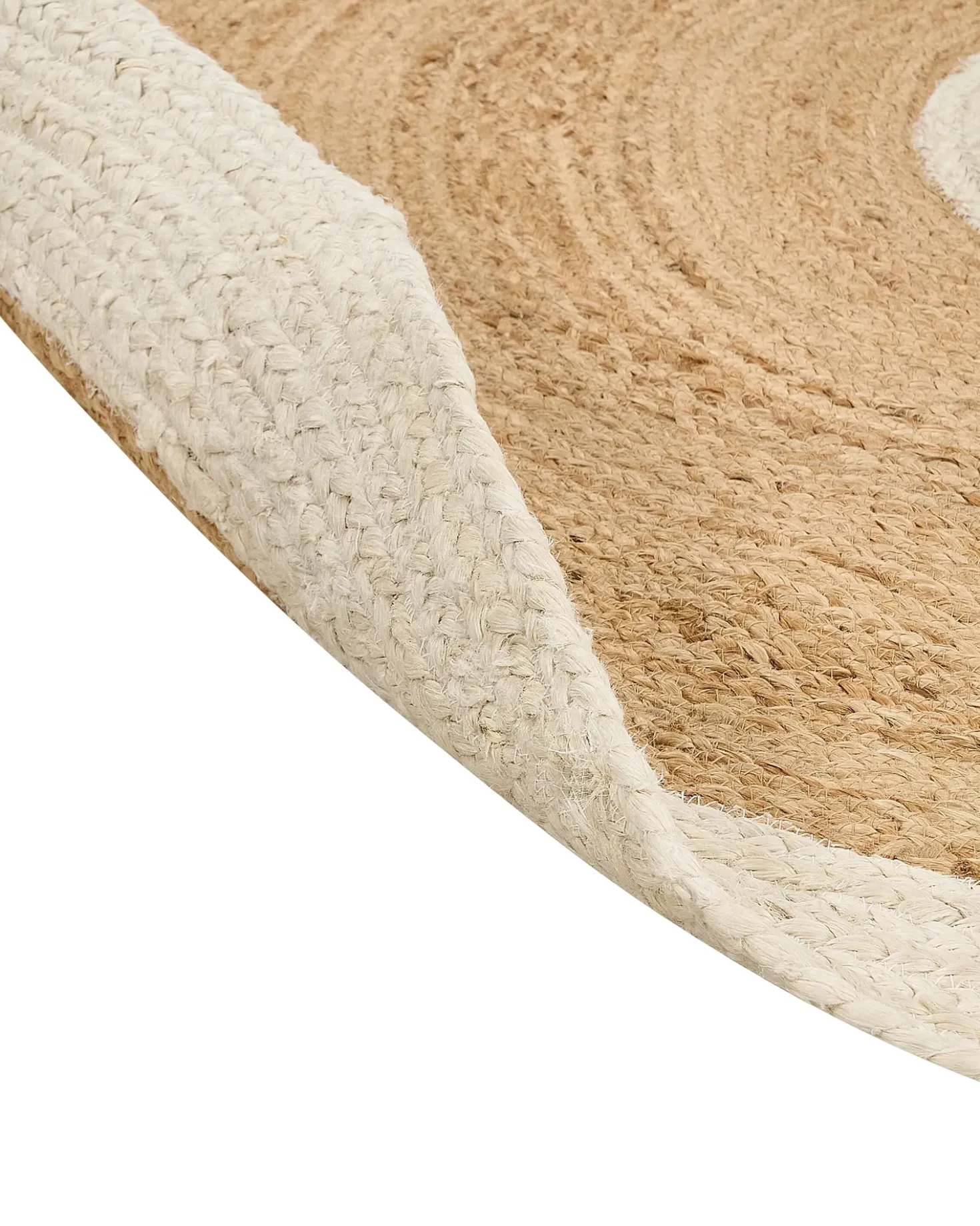 Tappeto YAYALAR Bianco sporco ø 140 cm Iuta