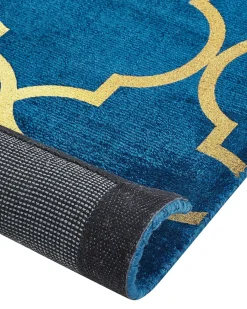 Tappeto YELKI Blu 160 x 230 cm Viscosa