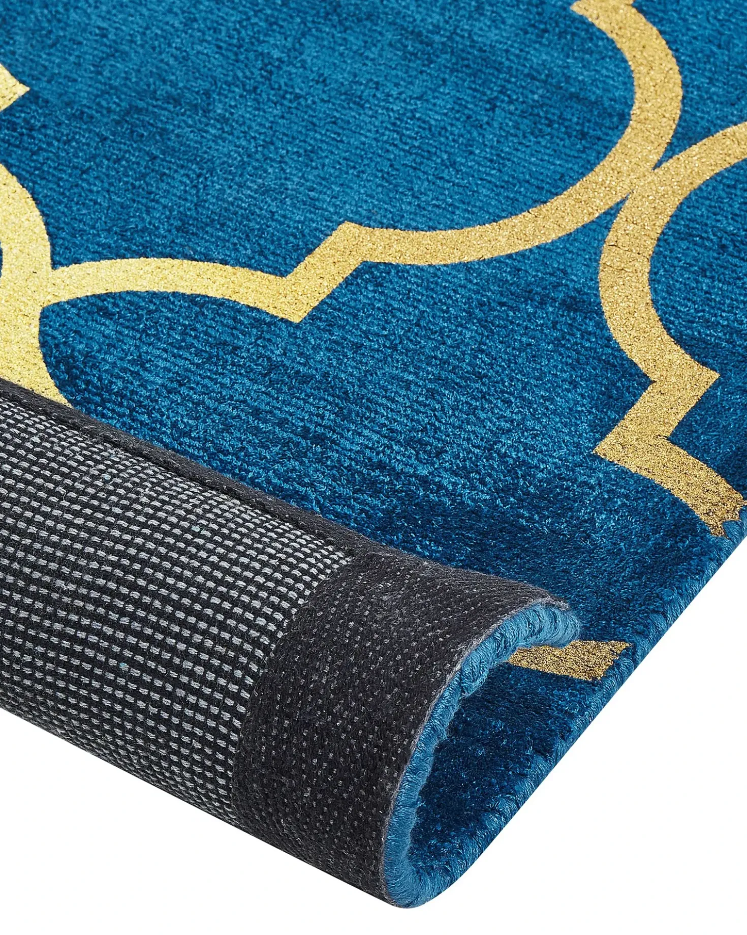 Tappeto YELKI Blu 160 x 230 cm Viscosa