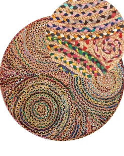 Tappeto YENICE Multicolore ø 140 cm Iuta