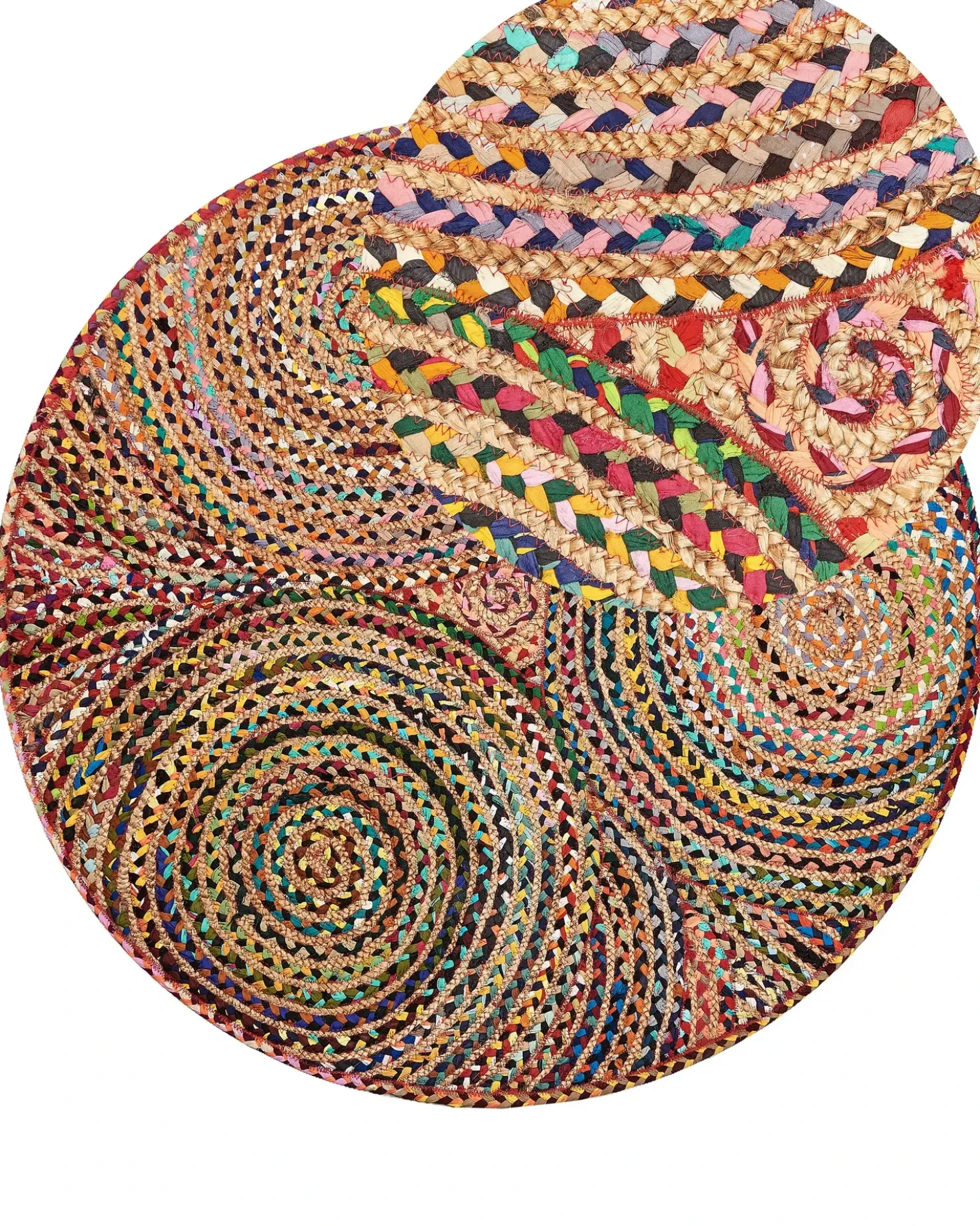 Tappeto YENICE Multicolore ø 140 cm Iuta
