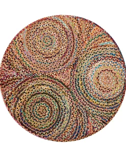 Tappeto YENICE Multicolore ø 140 cm Iuta