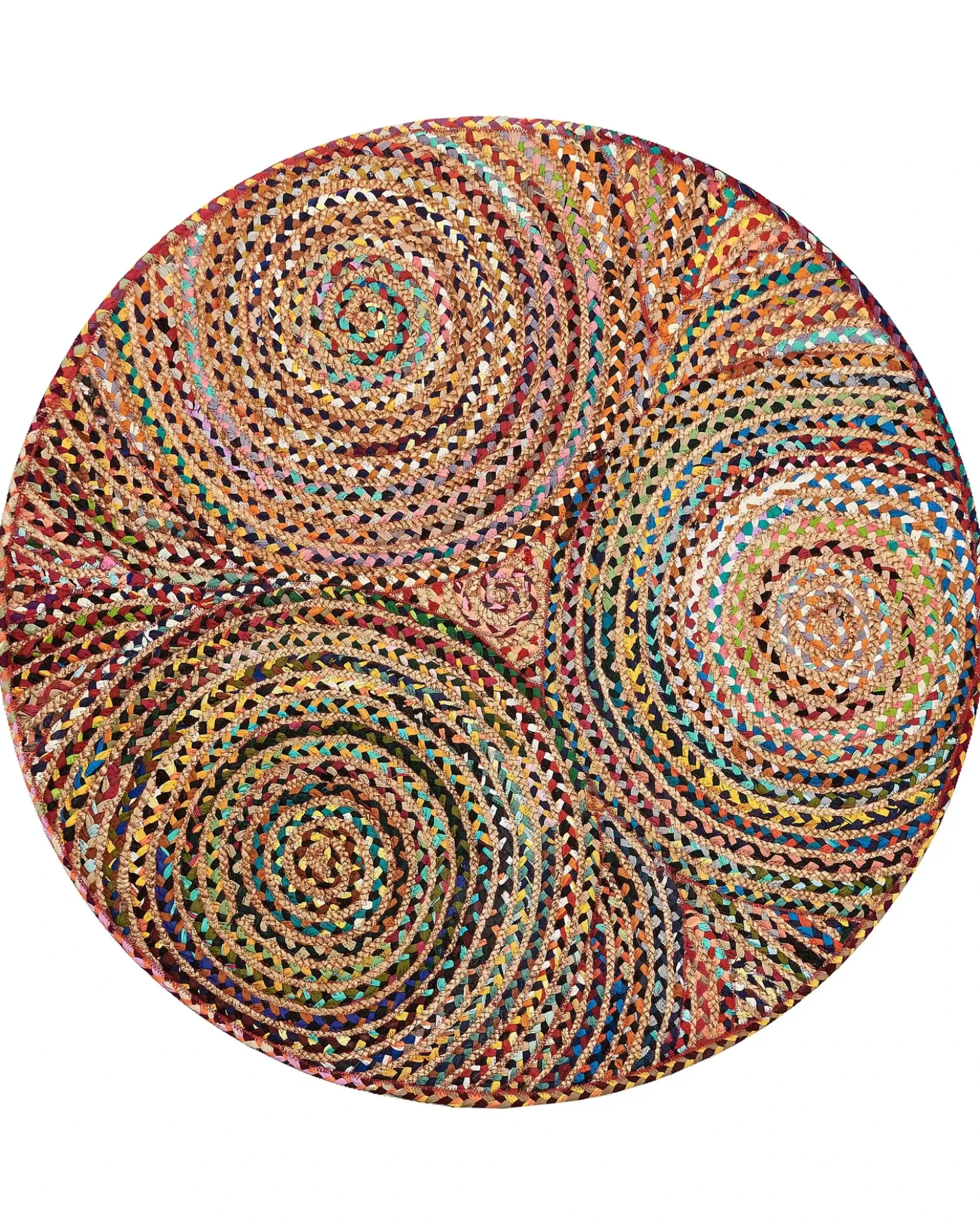 Tappeto YENICE Multicolore ø 140 cm Iuta