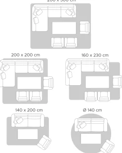 Tappeto YENICE Multicolore ø 140 cm Iuta