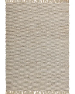 Tappeto ZERDALI Beige 140 x 200 cm Iuta
