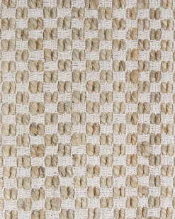 Tappeto ZERDALI Beige 140 x 200 cm Iuta