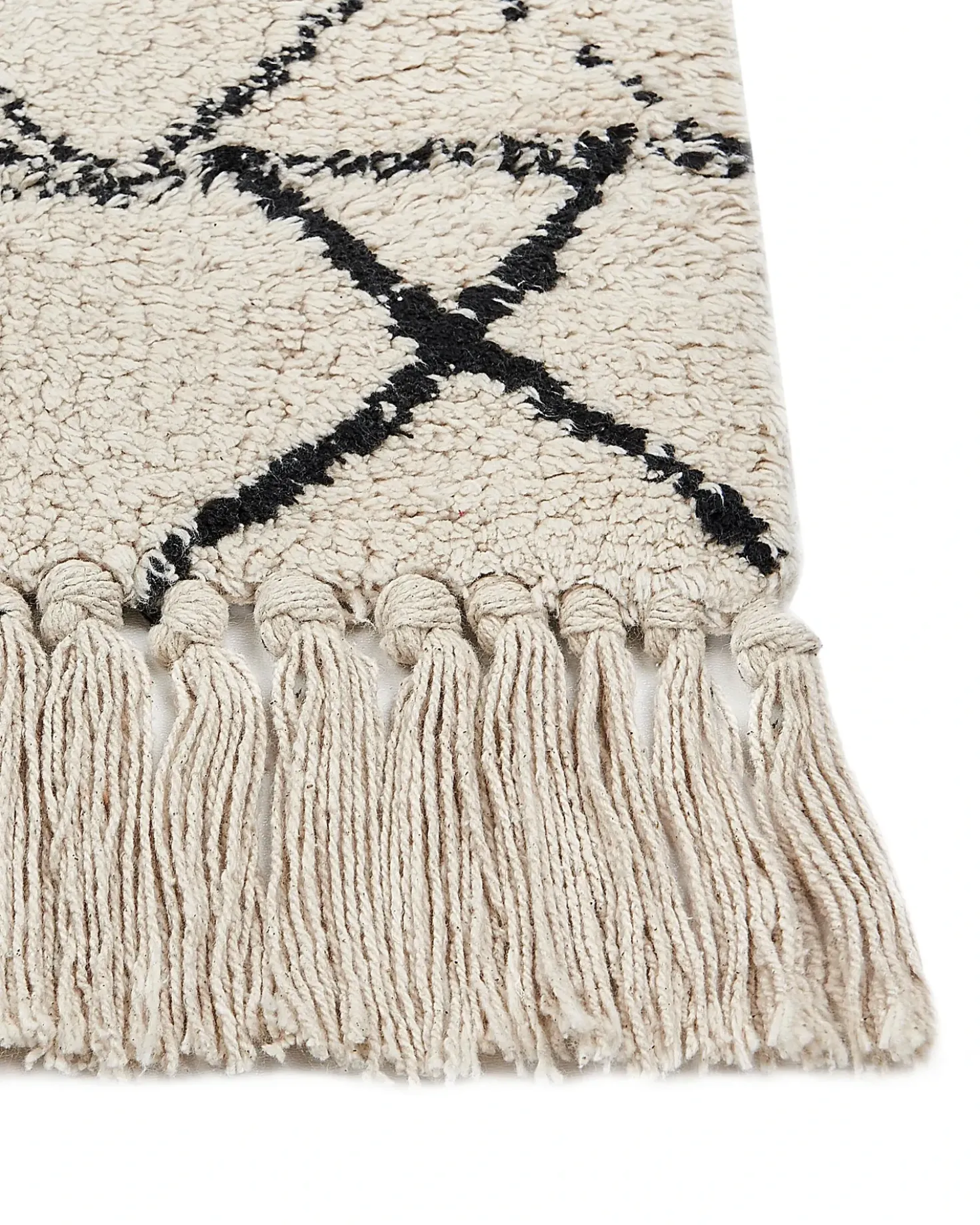Tappeto ZEYNE Beige 160 x 230 cm Cotone