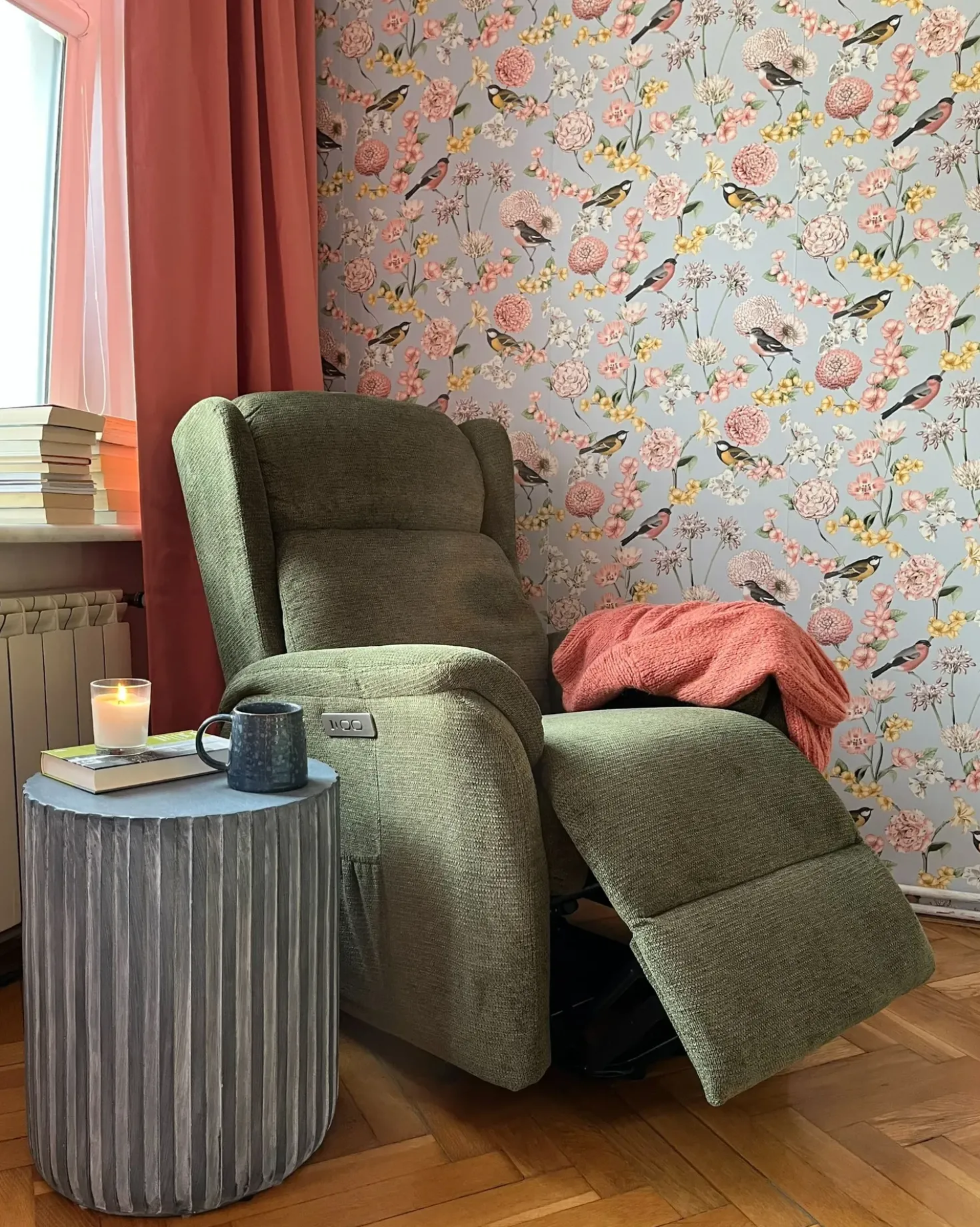 Tavolino AMARO 39 cm 39 cm Grigio