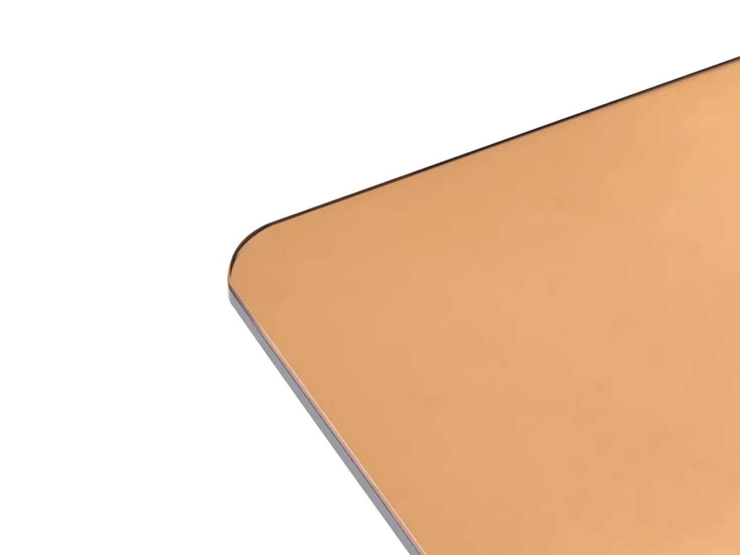 Tavolino AMISK Vetro temperato Marrone