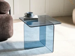 Tavolino AMISK Vetro temperato Blu