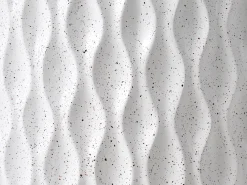 Tavolino ANTELAO 37 cm 37 cm Effetto terrazzo Terrazzo Bianco