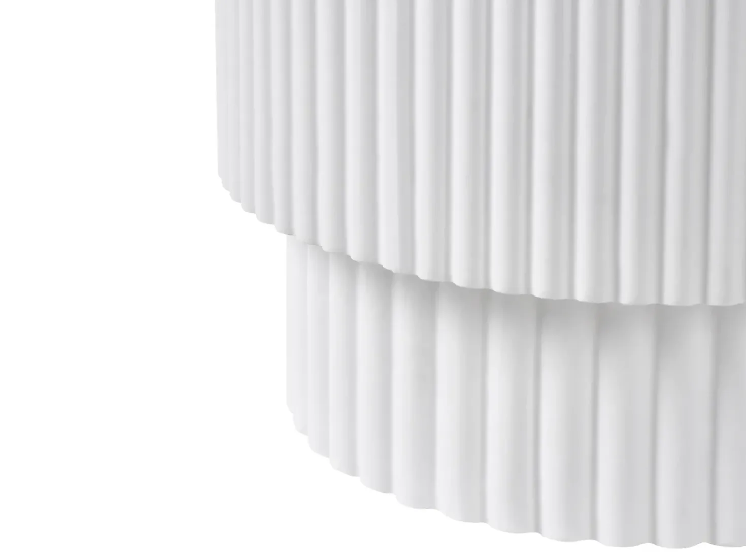 Tavolino BICCARI 38 cm 38 cm Bianco