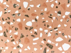 Tavolino Bistrot ADRANO 60 cm 60 cm Effetto terrazzo Metallo Nero