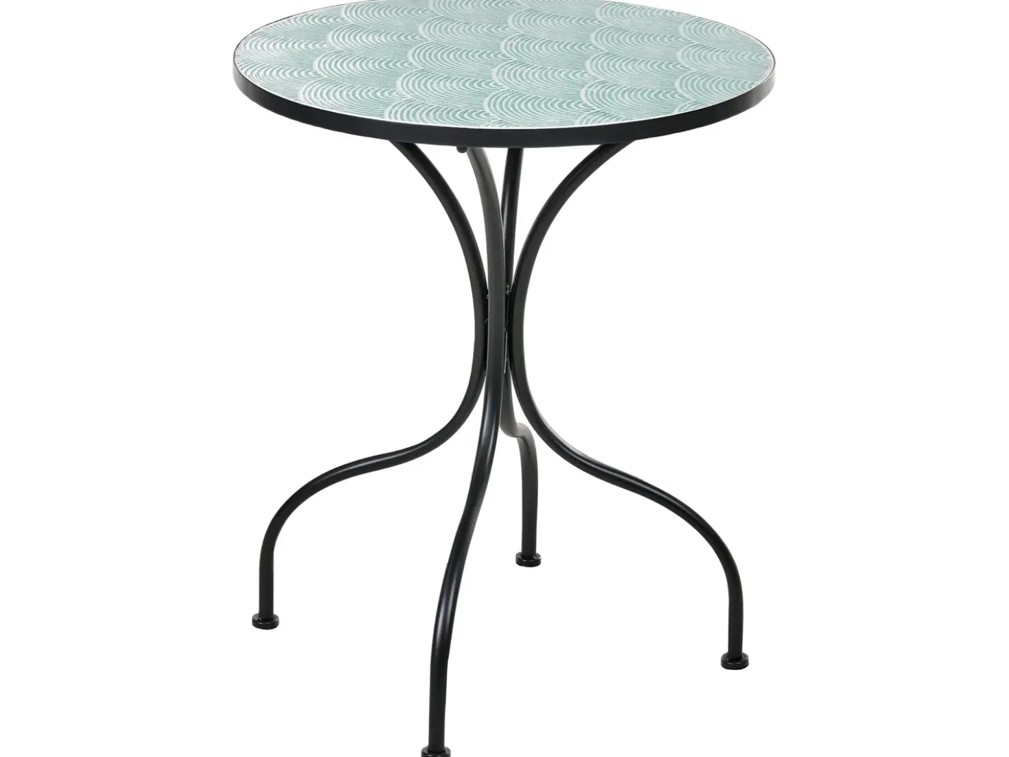 Tavolino Bistrot ANAPO 60 cm 60 cm Metallo Nero