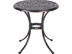 Tavolino Bistrot ANDALO 68 cm 68 cm Metallo Marrone