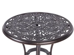 Tavolino Bistrot ANDALO 68 cm 68 cm Metallo Marrone