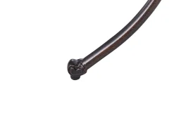 Tavolino Bistrot ANDALO 68 cm 68 cm Metallo Marrone