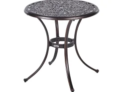 Tavolino Bistrot ANDALO 68 cm 68 cm Metallo Marrone