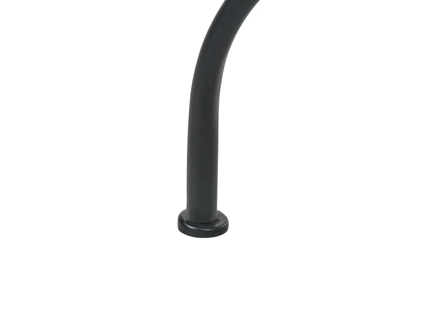 Tavolino Bistrot ARTENA 60 cm 60 cm Effetto terrazzo Metallo Nero