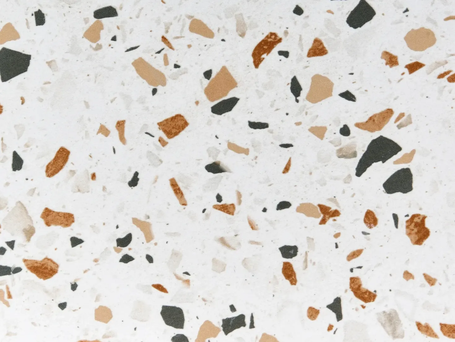 Tavolino Bistrot ARTENA 60 cm 60 cm Effetto terrazzo Metallo Nero