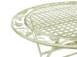 Tavolino Bistrot BIVIO 70 cm 70 cm Metallo Verde chiaro