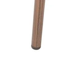 Tavolino Bistrot CASPRI 80 cm 80 cm Vetro Nero/Bianco