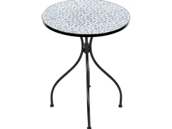 Tavolino Bistrot CHAPECO 60 cm 60 cm Metallo Nero