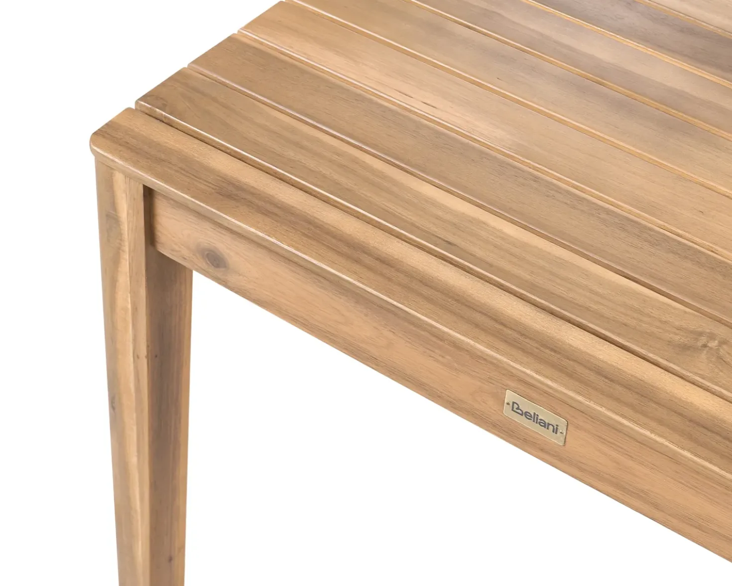 Tavolino Bistrot CHIOGGIA 70 cm 70 cm Legno di acacia certificato Marrone chiaro
