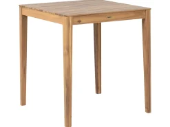 Tavolino Bistrot CHIOGGIA 70 cm 70 cm Legno di acacia certificato Marrone chiaro