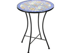 Tavolino Bistrot CORIANO 60 cm 60 cm Metallo Nero