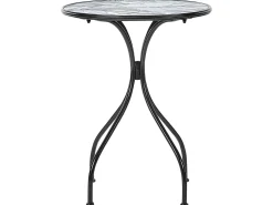 Tavolino Bistrot COZZANA 60 cm 60 cm Metallo Nero