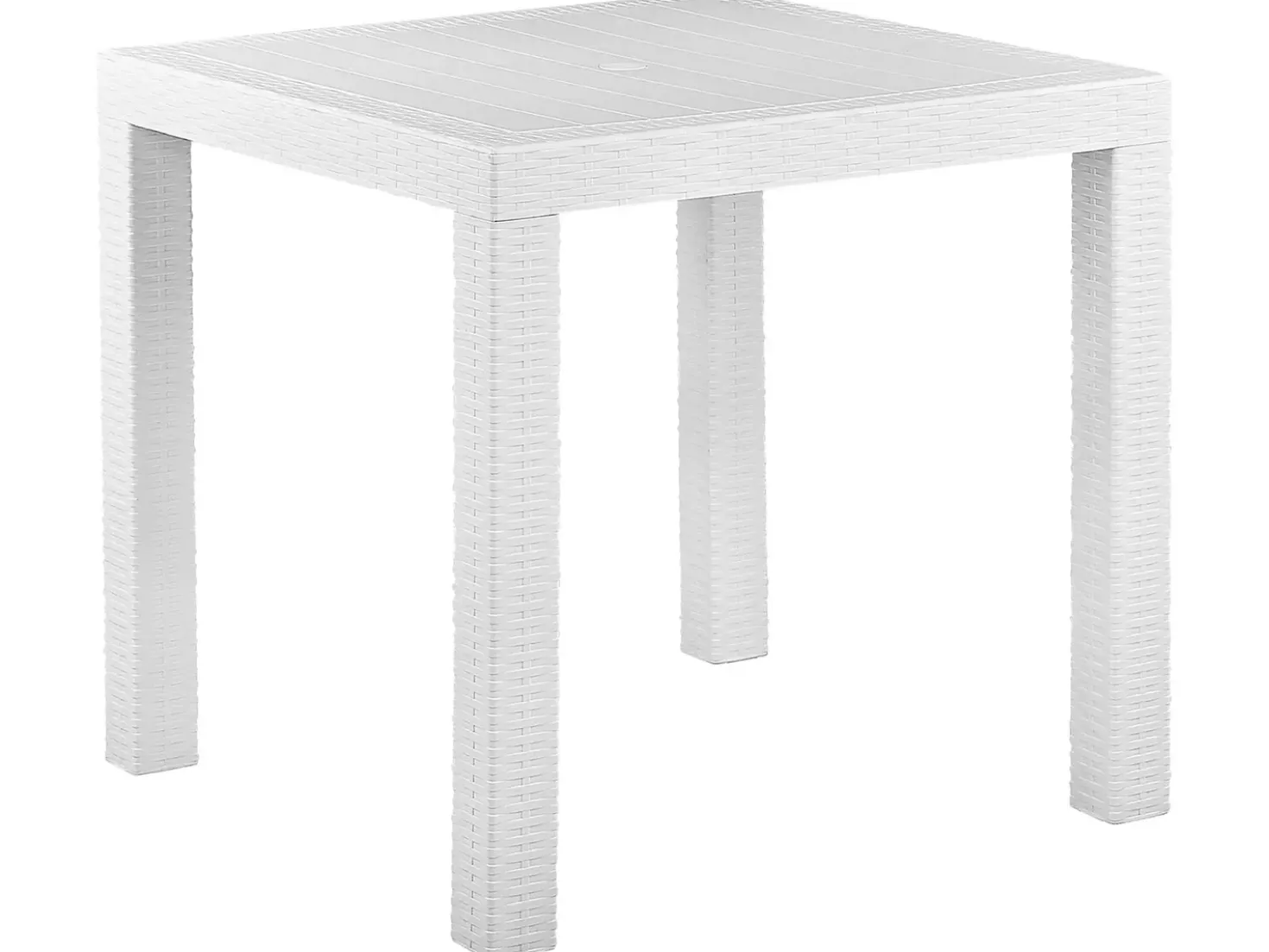 Tavolino Bistrot FOSSANO 80 cm 80 cm Bianco