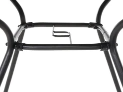 Tavolino Bistrot LIVO 80 cm 80 cm Vetro Nero