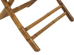 Tavolino Bistrot MOLISE 70 cm 70 cm Bambù Marrone