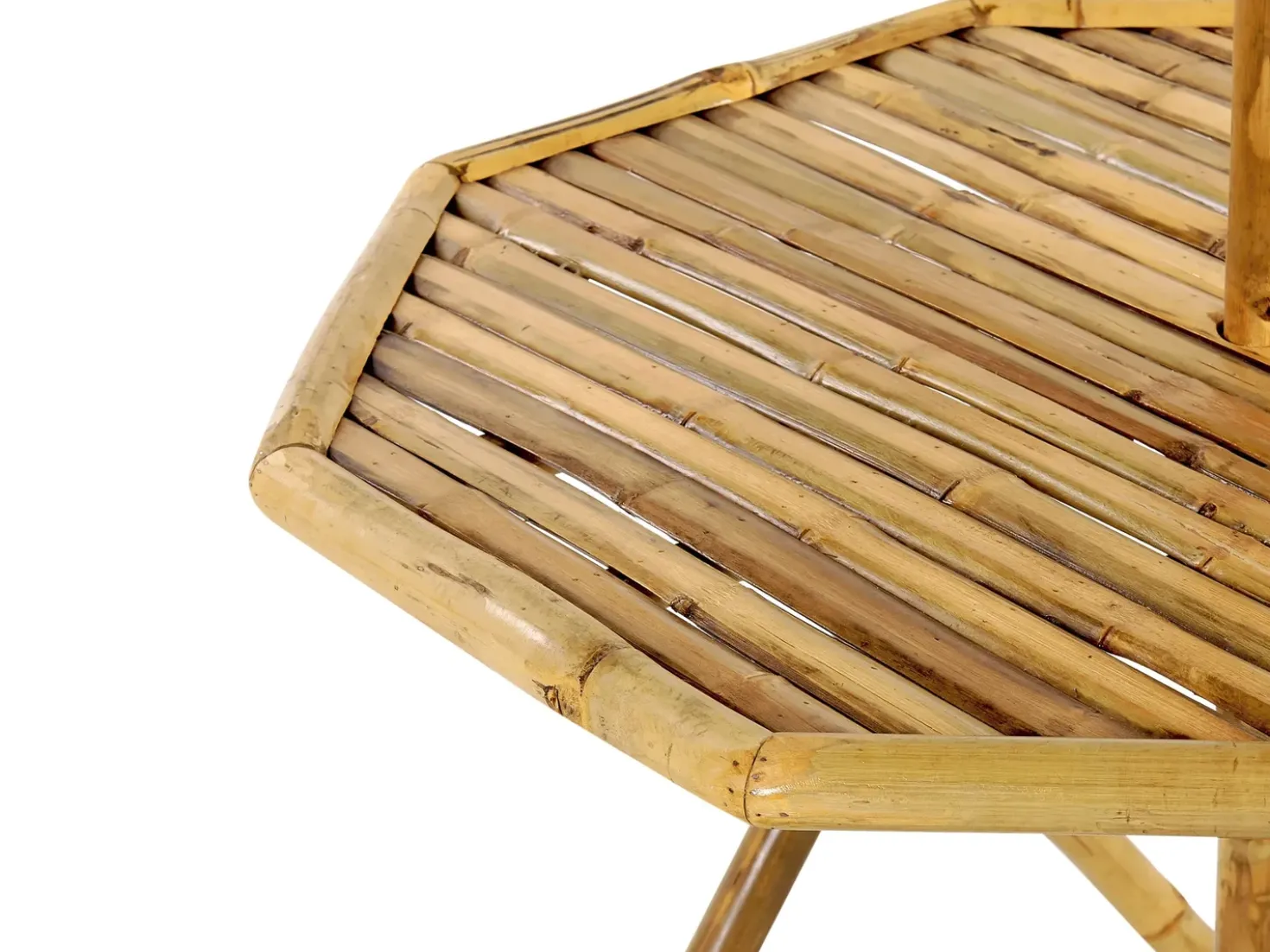 Tavolino Bistrot MOLISE 85 cm 85 cm Bambù Marrone chiaro