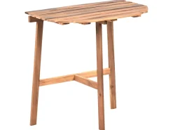Tavolino Bistrot OSIGO 44 cm 70 cm Legno d'acacia Marrone