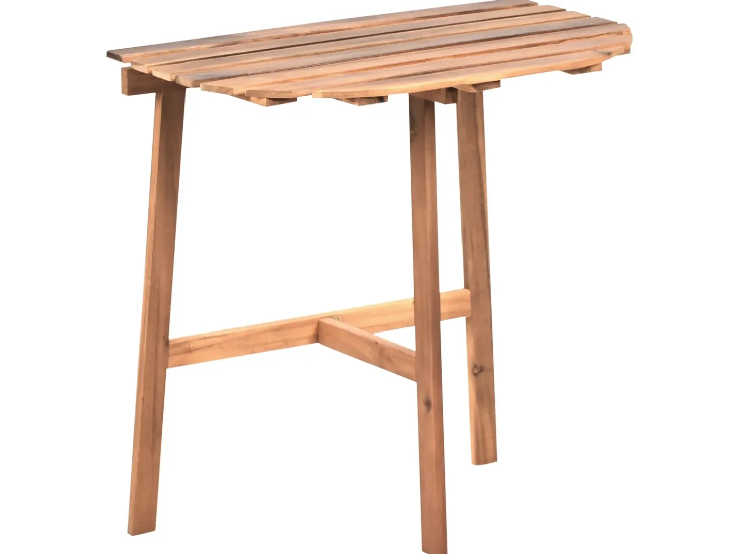 Tavolino Bistrot OSIGO 44 cm 70 cm Legno d'acacia Marrone
