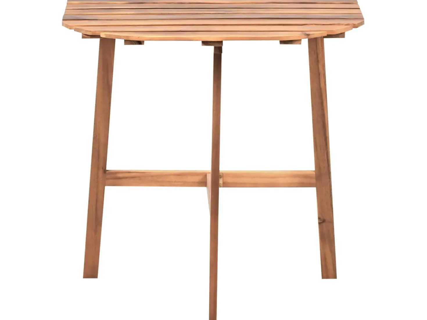 Tavolino Bistrot OSIGO 44 cm 70 cm Legno d'acacia Marrone
