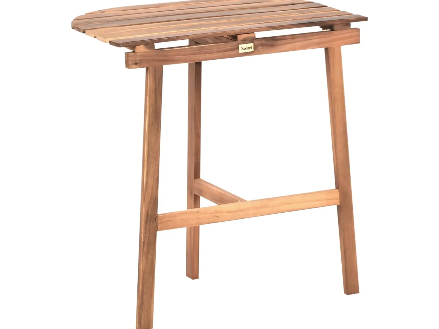 Tavolino Bistrot OSIGO 44 cm 70 cm Legno d'acacia Marrone