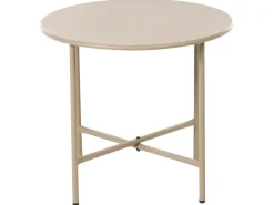 Tavolino Bistrot OVARO 50 cm 50 cm Metallo Beige