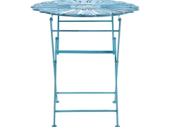 Tavolino Bistrot PAVIA 71 cm 71 cm Metallo Blu