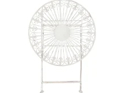 Tavolino Bistrot SCAFA 70 cm 70 cm Metallo Bianco