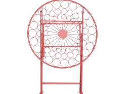 Tavolino Bistrot SCARIO 70 cm 70 cm Metallo Rosso