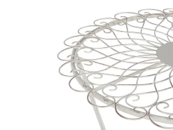 Tavolino Bistrot STIFFE 70 cm 70 cm Metallo Bianco