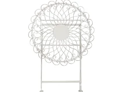 Tavolino Bistrot STIFFE 70 cm 70 cm Metallo Bianco